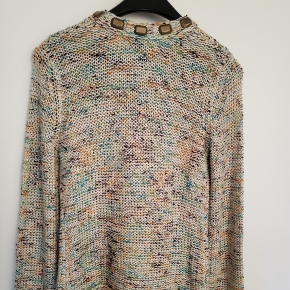 BCBGMaxAzria Chunky Knit Rainbow Sweater Small - Picture 7 of 9